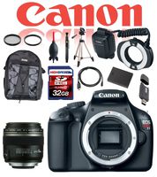 Canon Dental and Dermatology Kit EOS Rebel T6 18MP CMOS Digital SLR w/Canon EF-S 60mm f/2.8 Macro USM Lens, Canon MR-14EX II Macro Ring Lite, 32GB