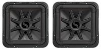 2 KICKER 45L7R124 12" 2400w L7R Car Subwoofers Solo-Baric Subs L7R124 DVC 4-ohm