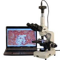 AmScope T340B-LED-M 40X-2000X Siedentopf Trinocular Compound 3W LED Microscope + 1.3MP Camera