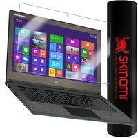 Skinomi TechSkin - Lenovo Yoga 2 Pro Screen Protector Ultra Clear Shield + Brushed Steel Full Body Protective Skin +