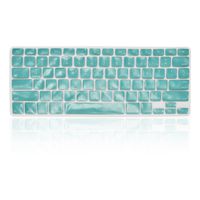 TOP CASE - Metallic Keyboard Silicone Cover Skin Compatible with Old Generation MacBook Pro 13" 15" 17" with or Without Retina Display + TOP CASE Logo Mouse Pad - Green
