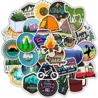 Laptop Stickers Pack Outdoor Style DIY Stickers 50PCS Water Bottles Vinyl Stickers Cute,Waterproof,Aesthetic,Trendy Stickers for Teens,Girls Perfect for Waterbottle,Laptop,Phone,Travel Case, Wall DIY