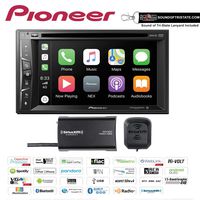 Pioneer AVH-1550NEX DVD Receiver with Carplay & Bluetooth with SiriusXM Tuner and a Sound of Tri-State Lanyard Bundle
