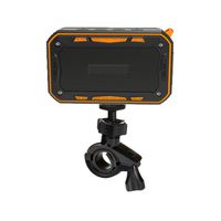 Waterproof Bluetooth Speaker,Outdoor Speaker with bicycle holder, Louder Volume 6W+,Hands Free/FM Mode/AUX Input/TF Card, 2000Mah Emergency Charging Perfect for Beach Shower Outdoor(Orange)