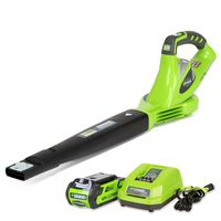 Greenworks 40V 150 MPH Variable Speed Cordless Leaf Blower, 2.0Ah Battery and Charger Included 24252