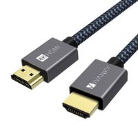 4K HDMI Cable 6.6 ft, iVANKY High Speed 18Gbps HDMI 2.0 Cable, 4K HDR, 3D, 2160P, 1080P, Ethernet - Braided HDMI Cord 32AWG, Audio Return(ARC) Compatible UHD TV, Blu-ray, PS4, PS3, PC, Projector