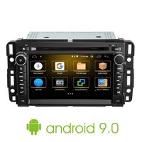 Car Stereo DVD Player, Android 9.0 7 Inch DVD Player for GMC Chcvy Silverado with Double Din, Bluetooth Audio, Hands-Free Calling, USB Port, FM/AM Radio Receiver