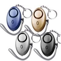 Dland 130db Safesound Personal Alarm Set of 4, Personal Security Alarm Keychains with LED Safty Light and Emergency Alarm, Self Defense Electronic Device for Women Girls Elderly Safety. (Mixed Color)