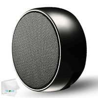 Portable Bluetooth Speaker Wireless Mini Speaker Bass Stereo Sound Office Speaker with Mic TF Card Slot Outdoor Speakers Compatible with Android iPhone Cell Phone Tablet iPad Laptops Computer PC Black