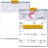 ValueChex Check Paper, Business Check On Top, Secure Blue Classic, 2000 Count (VS10BC-2808)