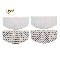 Rongbenyuan Bissell Steam Mop Pads 4 pcs for Bissell Powerfresh Steam Mop 1940 1440 1544 1806 2075 Series, Model 19402 19404 19408 19409 1940a 1940f 1940q 1940t 1940w B0006 B0017