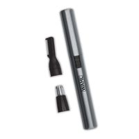 Wahl Micro Groomsman Personal Pen Trimmer & Detailer for Hygienic Grooming with Rinseable, Interchangeable Heads for Eyebrows, Neckline, Nose, Ears, & Other Detailing - Model 5640-600