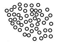 3mm x 1.5mm (1.5x3mm) Metric Buna-N NBR O-Rings Bulk, 70 Durometer, Black, 3mm ID, 6mm OD, 1.5mm Cross Section (250 Pack/Pieces)