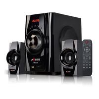 AXESS Bluetooth Mini System 2.1-Channel Home Theater Speaker System Black (MSBT3901)