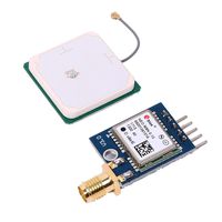Icstation NEO-M8N GPS Module Triple Band TTL Port with Acitive Antenna for Arduino STM32 C51 Replace NEO-6M