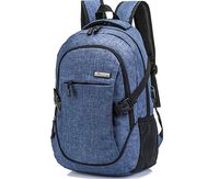 Laptop Backpack Travel Accessories Daypack for Men Women,Large Lightweight School College Book Bag with Computer & Notebook Compartment and USB Charging Port for Business Hiking Traveling