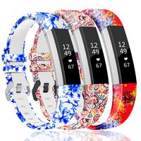 ZEROFIRE Band Compatible with Fitbit Alta and Alta HR Replacement Wristband Adjustable Silicone Sports Watch Band Colorful Printing Straps, Standard Size for 5.5"-8.1" Wrists, No Tracker