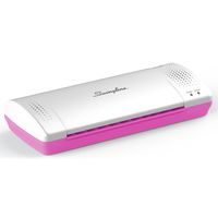 Swingline Laminator, Thermal, Inspire Plus Lamination Machine, 9 inches Max Width, Quick Warm-Up, Includes Laminating Pouches, White / Pink (1701865ECR)