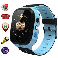 Kids Smart Watch for Boys Girls Gift - Child Sports Watch Phone Digital Wrist SOS Call Camera Flashlight Alarm Clock for Children Games Watches LBS Tracker SIM Card Slot Age 3-12 Android Smartwatch