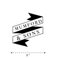 (TK-252) Mumford & Sons - Waterproof Vinyl Sticker for Laptops Tablets Cars Motocycles Bicycle Skateboard Luggage Or Any Flat Surface (5")