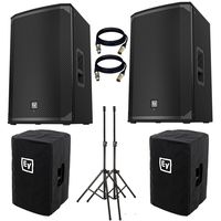 Electro-Voice EKX-15P Powered 15" 2-Way Speaker. With Free Cover, Stand and XlR Cables.