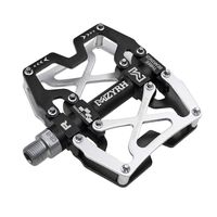 MZYRH Mountain Bike Pedals, Ultra Strong Colorful CNC Machined 9/16" Cycling Sealed 3 Bearing Pedals(Silvery 3 Bearings)