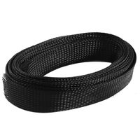 uxcell Nylon Expandable Sleeving Wiring Wrap 4.6M 30mm Width Black