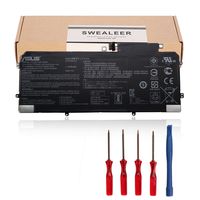 SWEALEER C31N1528 Laptop Battery Compatible with Asus ZenBook Flip UX360 UX360C UX360CA Notebook Replacement for 3ICP3/96/103 0B200-02080100 [New Li-ion 3 Cell 11.55V 54Wh/4680mAh C31N1528]