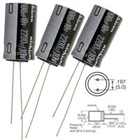 Nichicon 2200uF 10v radial capacitors, Tolerance 20%, @105C, 10X 20mm ( Pack of 3)