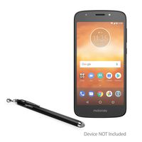 Motorola Moto E5 Play Stylus Pen, BoxWave [EverTouch Capacitive Stylus] Fiber Tip Capacitive Stylus Pen for Motorola Moto E5 Play - Jet Black