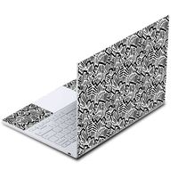 MightySkins Skin Compatible with Google Pixelbook - Abstract Black | Protective, Durable, and Unique Vinyl Decal wrap Cover | Easy to Apply, Remove, and Change Styles | Made in The USA