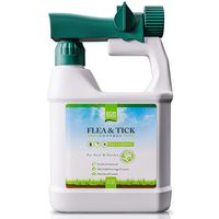 Eco Defense Flea, Tick, and Mosquito Spray for Yard and Perimeter - Safe Around Kids, Pets, Plants - Outdoor Barrier Control & Repellent - Ready-to-Spray Covers Up to 5,000 sq ft