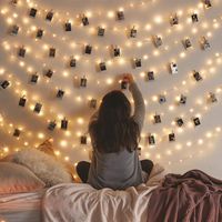 Vont Waterproof Starry Fairy Lights (66ft, 200 LEDs) String Lights for Bedroom Decor & Christmas, USB Powered, Bendable Copper Twinkle Lights, Indoor & Outdoor Use, Lighting for Wall, Patio,Tapestry