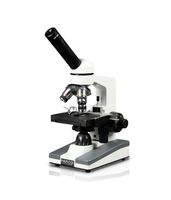 Parco Scientific PBC-606SLRC Monocular Elementary Level Compound Microscope, 10x WF & 25x WF Eyepiece, 40x-1000x Magnification, Brightfield LED Illumination, Mechanical Stage, Rechargeable Battery