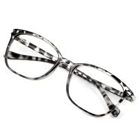 Blue Light Blocking Glasses for Women, Anti Eyestrain, Computer Reading, TV Glasses, Stylish Square Frame, Anti UV, Anti Glare(Leopard,2.50 Magnification)