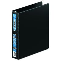 Wilson Jones 876 Line Premium Single Touch Locking D-Ring Binder, 1.5" Capacity, Black (W87603)
