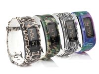 honecumi Replacement Bands Compatible with Garmin Vivofit Wristband Watch Strap for Men & Women-Garmin Vivofit 1 Replacement Watch Band/Strap/Bracelet with Metal Buckle Clip-Free Size-4 Pattern