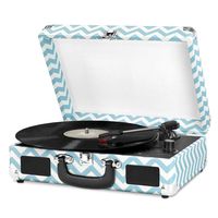Innovative Technology Turntable,Turquoise Chevron (ITVS-550P1)
