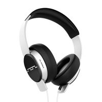 SOL REPUBLIC Master Tracks X3 Over-Ear Headphones - Noise Isolation, Club Like Sound, Mic + Music & Siri Control, 14" Adapter, Virtually Indestructible, 1601-32 White