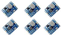 Espwin Mini MP1584 DC-DC Buck Converter Adjustable Power Step Down 4.5V-28V(24V) to 0.8V-20V(12V 9V 5V 3V) 3A(Max) for DIY Mobile Power, Monitor Power Supply(6PCS)