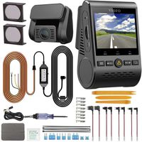 VIOFO A129 Duo (All-Inclusive Bundle) 2 Channel 1080P Front and Rear Dash Camera | WiFi GPS Built-in | Hardwiring Kit, Installation Kit and 2X CPL Filter (Front and Rear) Included