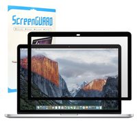 TOP CASE Anti-Glare Bubble Free LCD Screen Protector with Black Frame Compatible MacBook Pro 13" with Retina Display Model:A1425/A1502(Release 2012-2015)