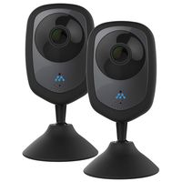 Momentum HD Wireless Indoor Home Security Camera with 2-Way Audio, Night Vision, Pet Monitor for iOS & Android (2 Pack) (Renewed)