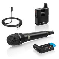 Sennheiser AVX Digital Wireless Microphone System - ME2 Lavalier and AVX42 Handheld Transmitter with MD42 Capsule Combo Set