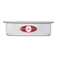 Fat Daddio's Anodized Aluminum 3-Tiered Odd Sheet Cake Pan Set, 3 Inch Deep