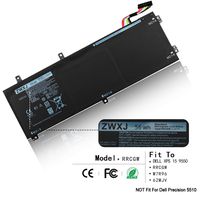 ZWXJ Laptop Battery（11.4V 56Wh） for DELL XPS 15 9550 M7R96 62MJV Type RRCGW