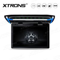 XTRONS 10.2 Inch Digital TFT Screen 1080P Video Car Overhead Player Roof Mounted Monitor HDMI Port