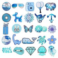 Cute VSCO Stickers for Water Bottles, Hydro Flask Stickers, Laptop Stickers, Waterproof Aesthetic Vinyl Stickers for Kids Teens, Cool Stickers for Hydro Flask Water Bottles Skateboard Computer Phone