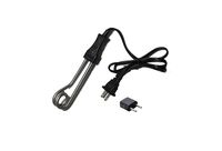 Dual voltage 300 to 1300 Watt 110V Black Travel Kit Great for Heating Boiling Chocolate Coffee Tea Drinking Water Heater Immersion Portable Boiler stainless steel Element Coil USA to Europe A