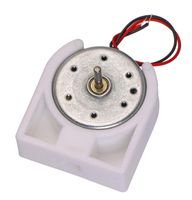 ONLYKXY Small Mini 1.5-5V DC Motor 300 with Mounting Bracket and 2 Electronic Wire for Scientific Solar Energy Power Supply Electric Toys Model Parts DIY Accessories(Silver) (4PCS)